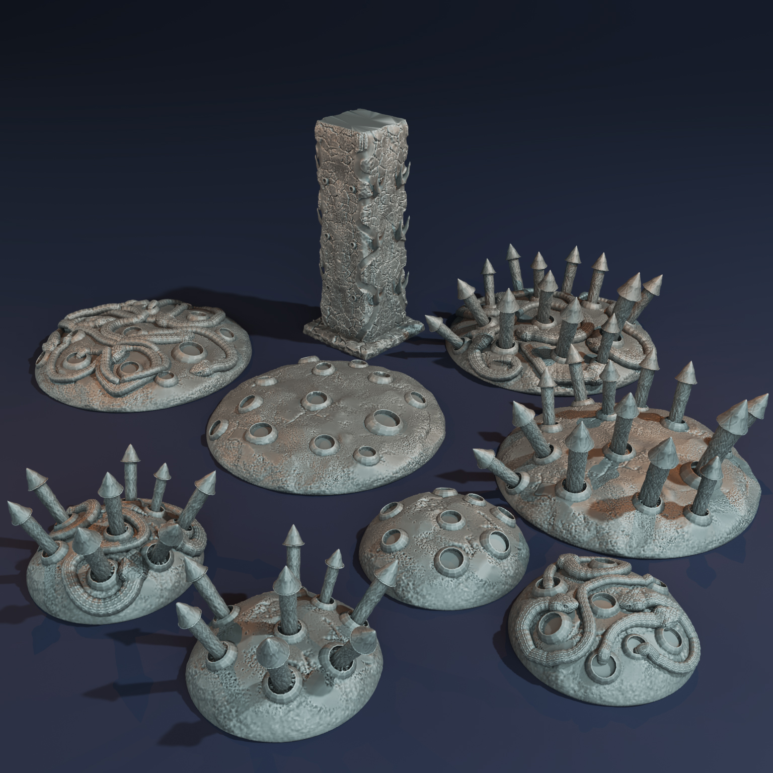 Spike and Snake Pit Traps